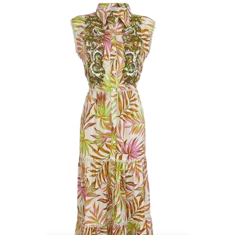 NEW MISS JUNE PARIS women's aquarius maxi dress in multi